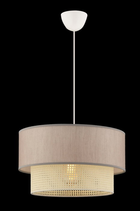 Opviq Echo Lámpara de Araña Blanco y Beige